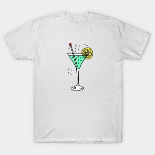 Lime Green Cocktail T-Shirt